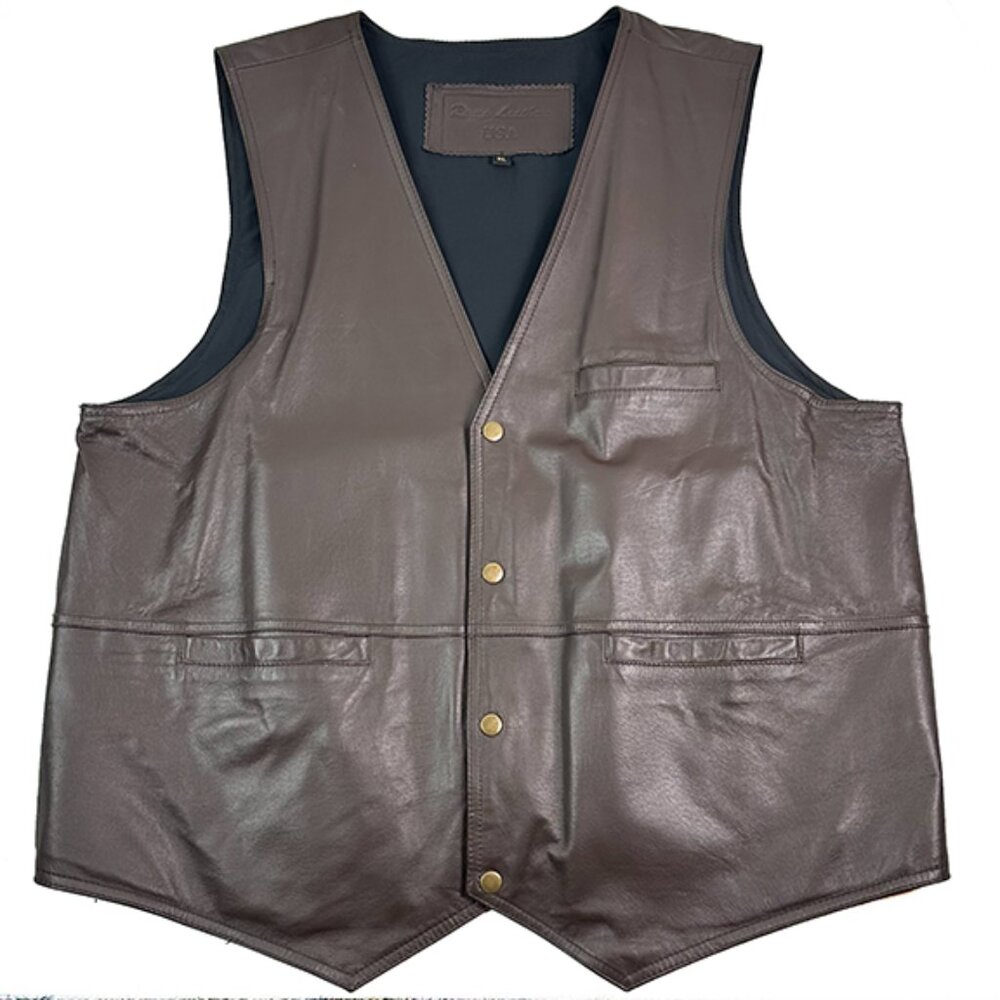 Concealed Carry Vest Genuine Roma Leather  Size XL  New Never Worn! Left/Right